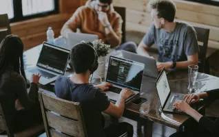 Demography of young people using laptop computers