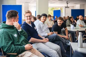 Studierende auf der PFH-Praktikumsbörse.