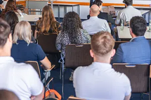 Studierende auf der PFH-Praktikumsbörse.