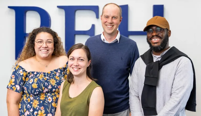 Group picture of the International Hub team