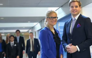 Management students in Germany