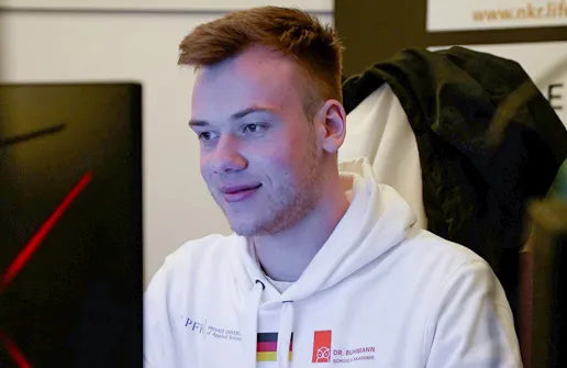 Florian "Zeddo" Rahden hat ein Leistungssport-Stipendium an der PFH.