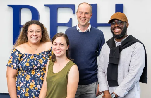 Group picture of the International Hub team